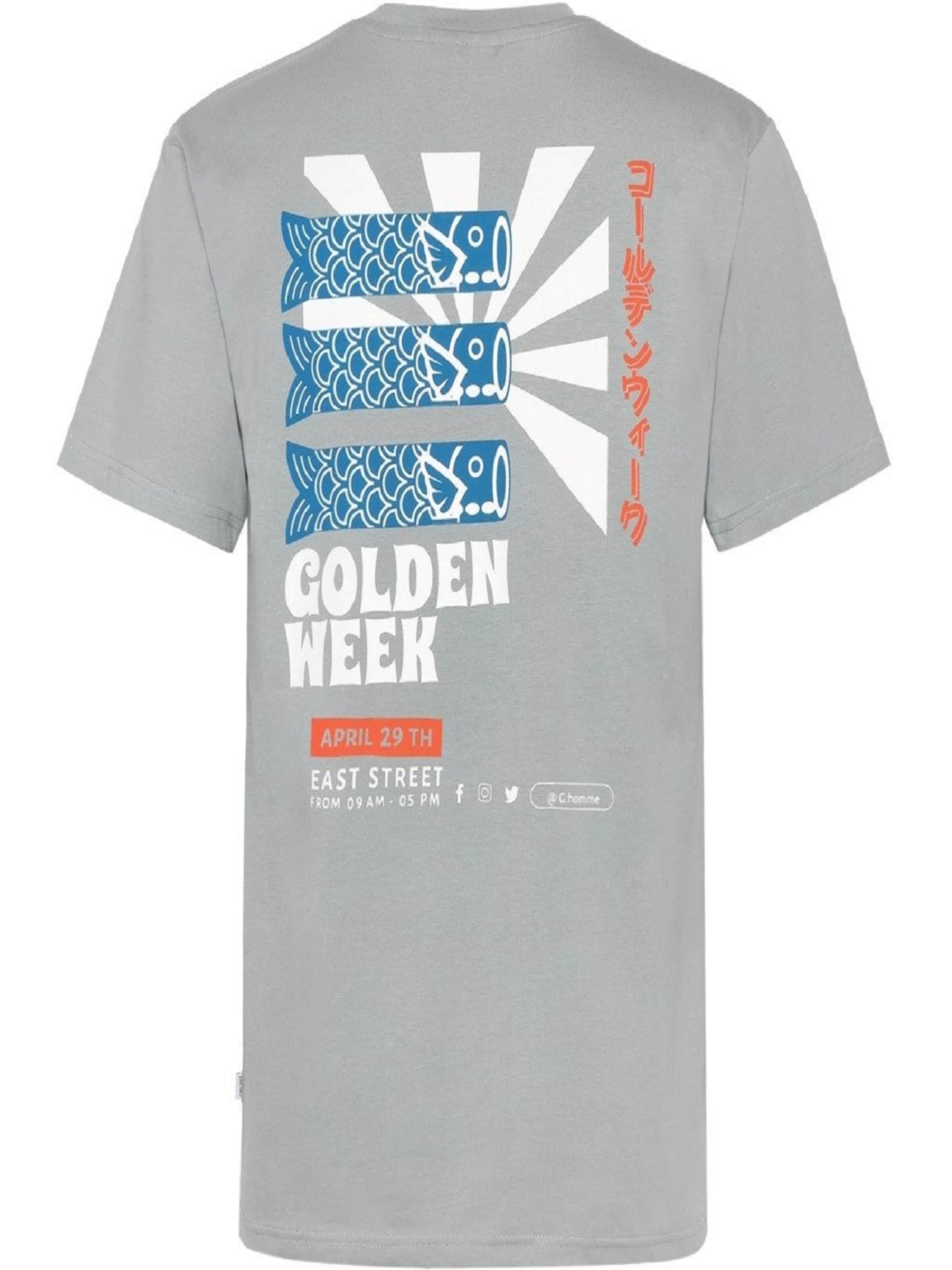 GRUNT Shirt 'GRBam' in Grey