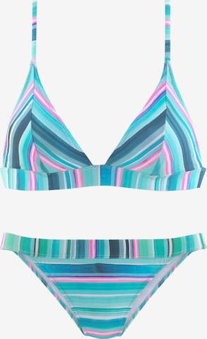 VENICE BEACH Triangel Bikini in Blauw: voorkant