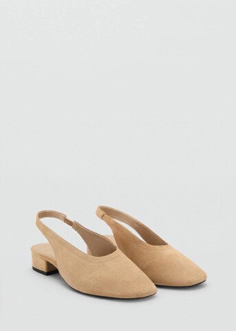 MANGO Slingpumps 'Game1' in Beige