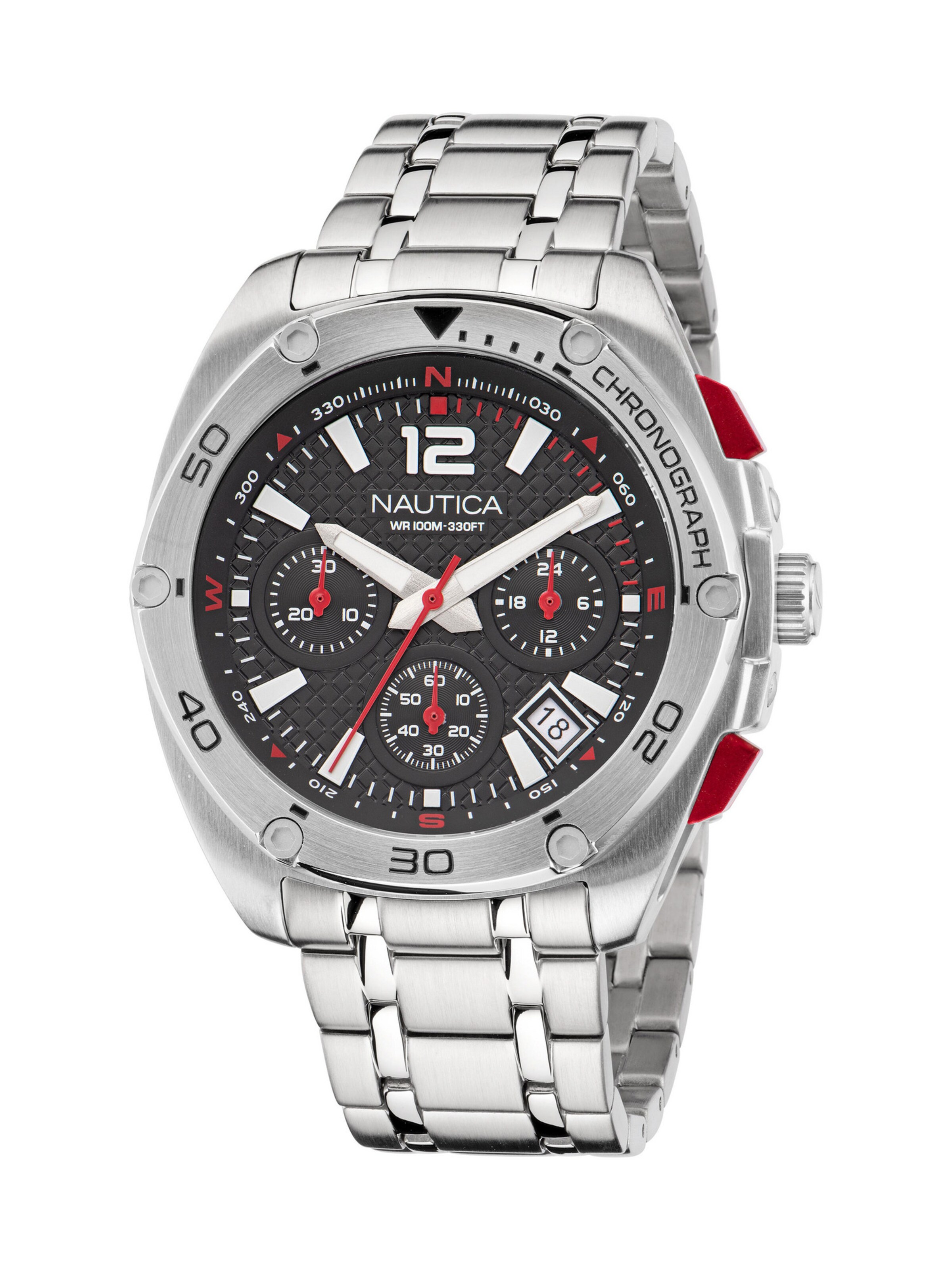 NAUTICA Uhr 'Nautica' in Silber: Vorderseite