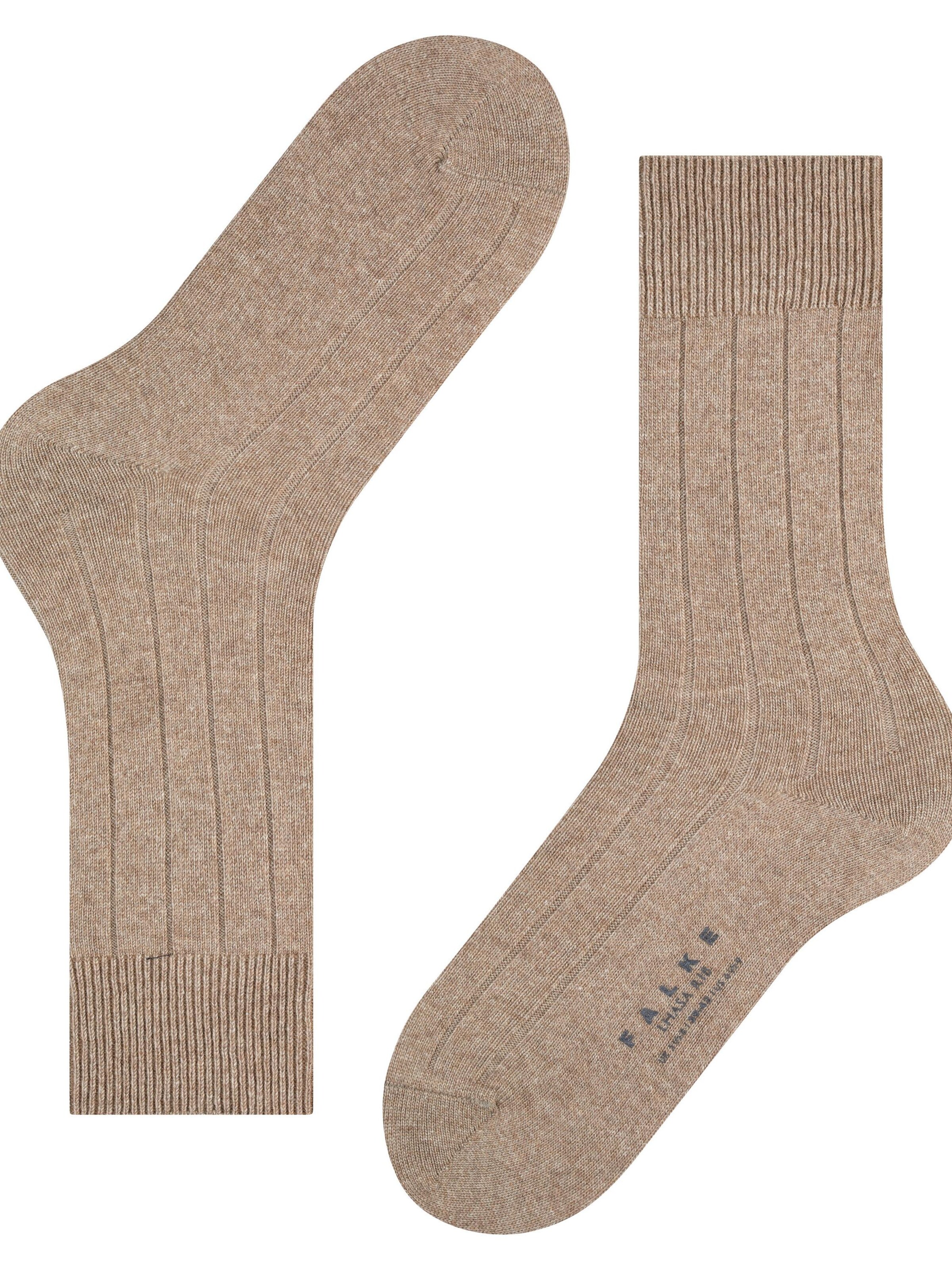 FALKE Socks 'Lhasa Rib' in Brown