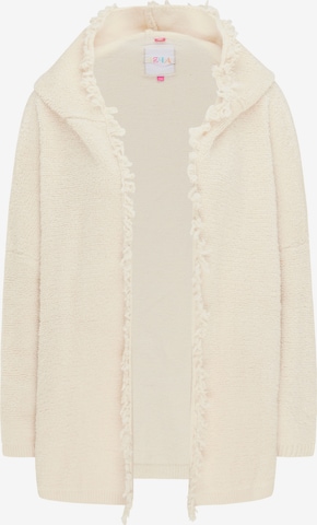 Cardigan IZIA en blanc : devant