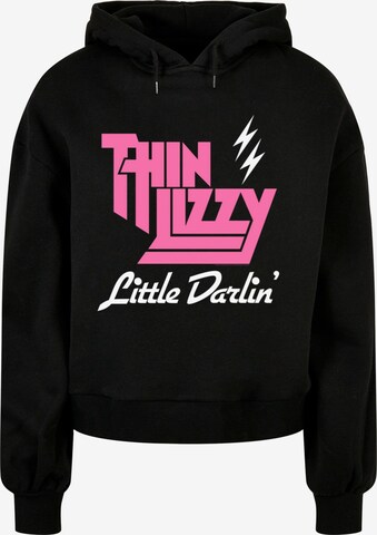 Merchcode Sweatshirt 'Thin Lizzy - Little Darlin' in Zwart: voorkant