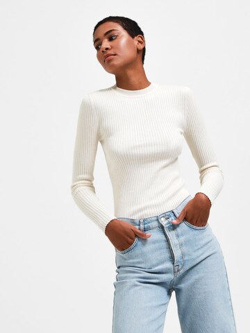 Pullover 'Lydia' di SELECTED FEMME in bianco