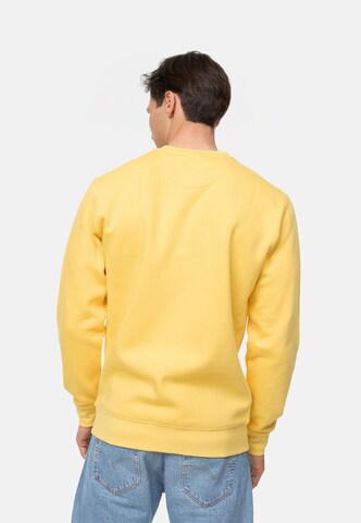 Sweat-shirt smiler. en jaune