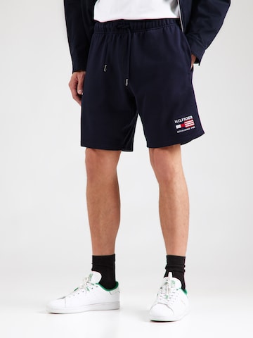 TOMMY HILFIGER Обычный Штаны 'AMERICANA' в Синий: спереди