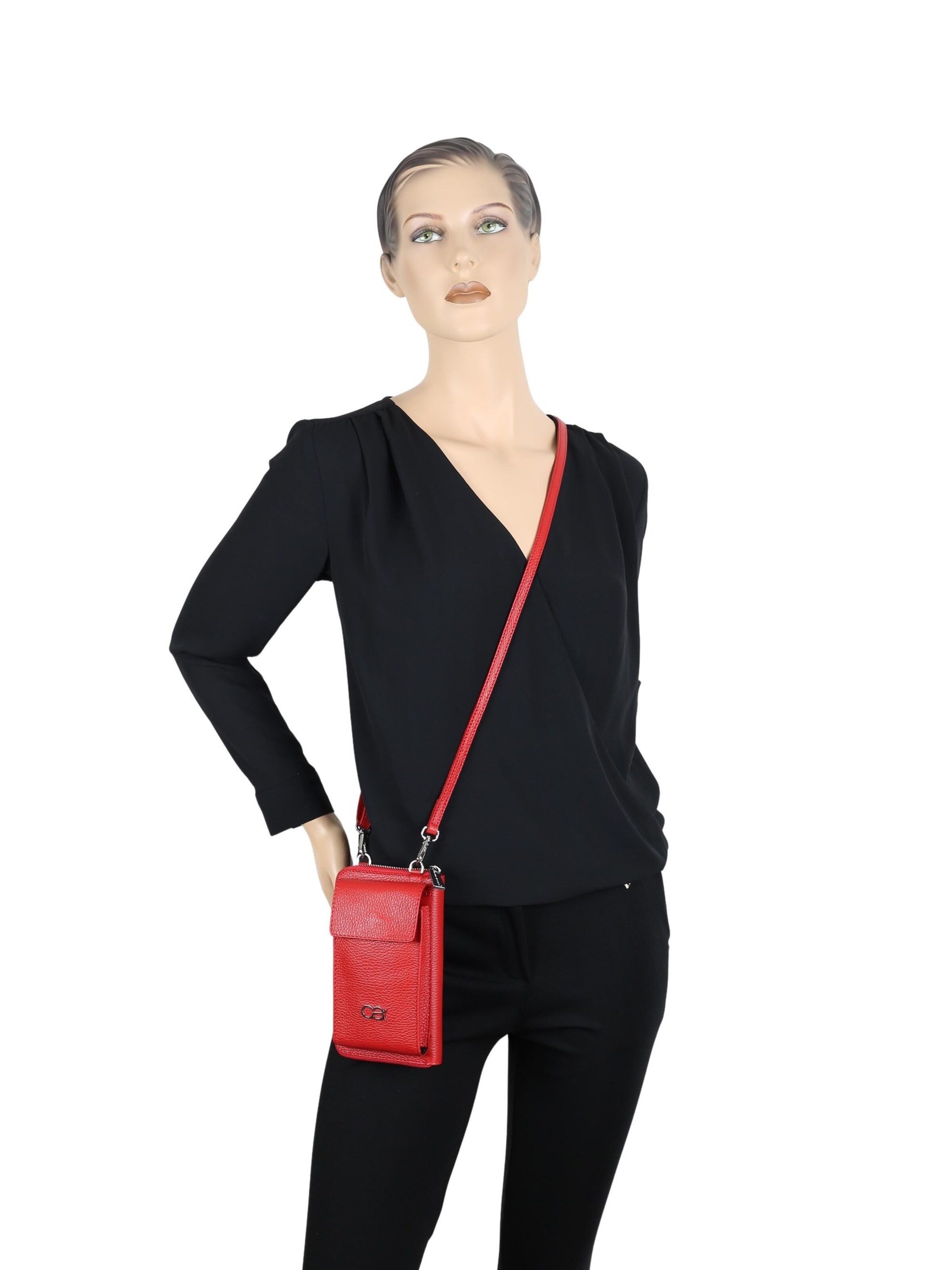 COLLEZIONE ALESSANDRO Crossbody Bag 'Event' in Red