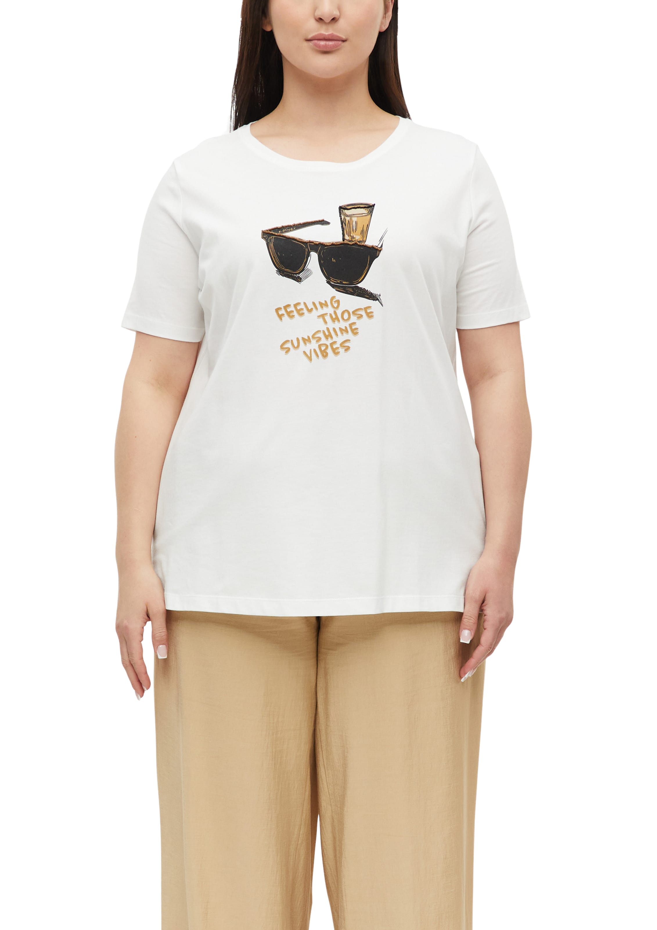 T-shirt s.Oliver en blanc