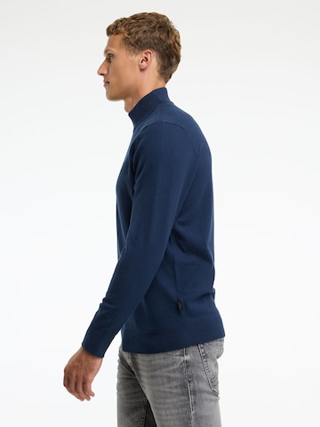 CHASIN' Sweater 'Ard mock' in Blue