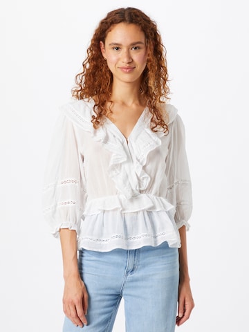 Neo Noir Blouse 'Besoa' in White: front