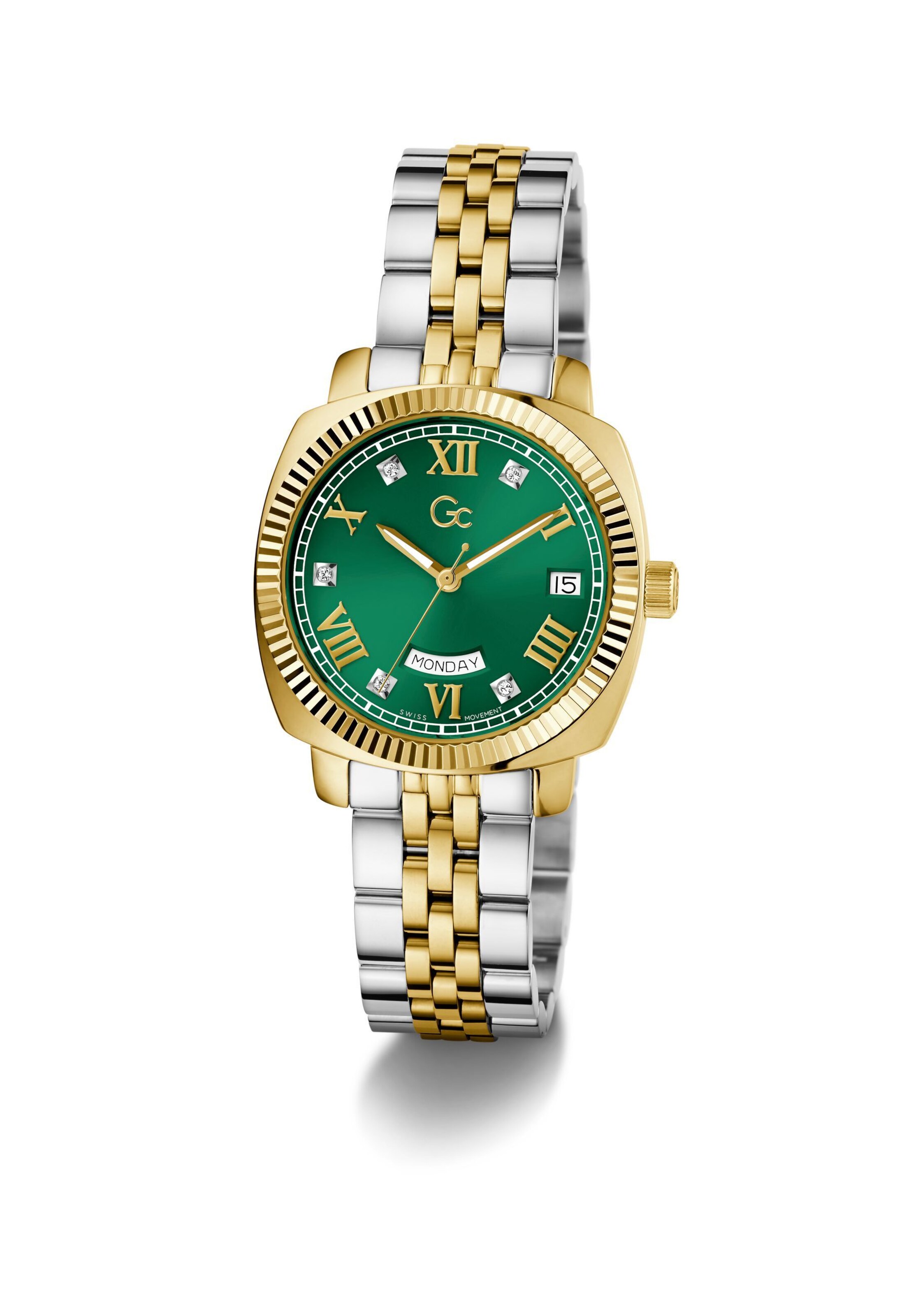 Gc Analog Watch 'Flair Coussin' in Gold