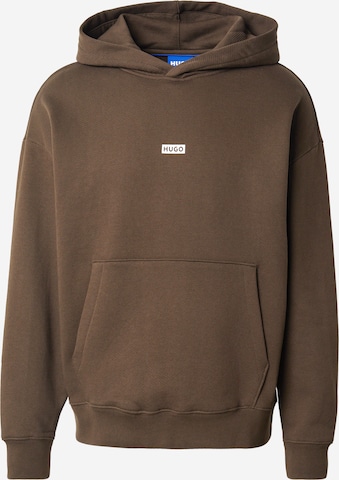 HUGOSweater majica 'Nazardo' - smeđa boja: prednji dio