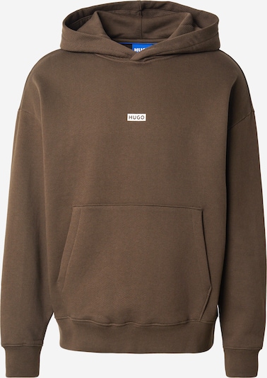 Megztinis be užsegimo 'Nazardo' iš HUGO, spalva – ruda / balta, Prekių apžvalga