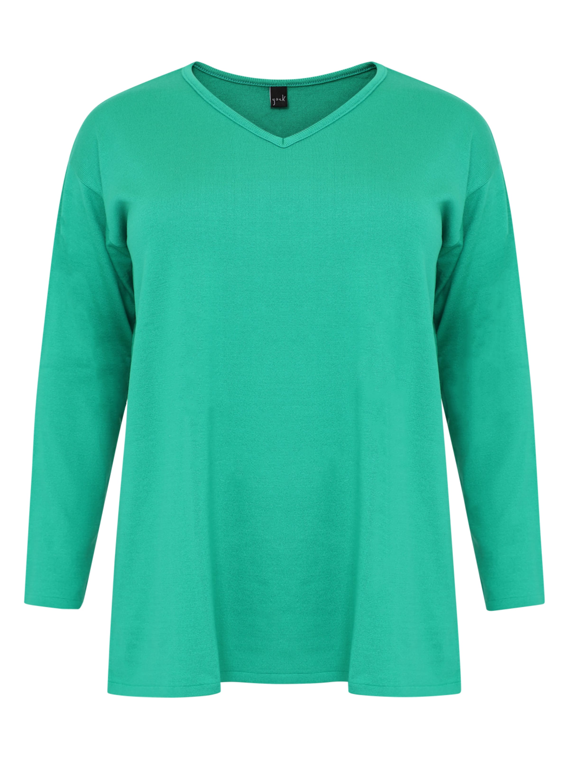 YOEK Trui in Groen: voorkant