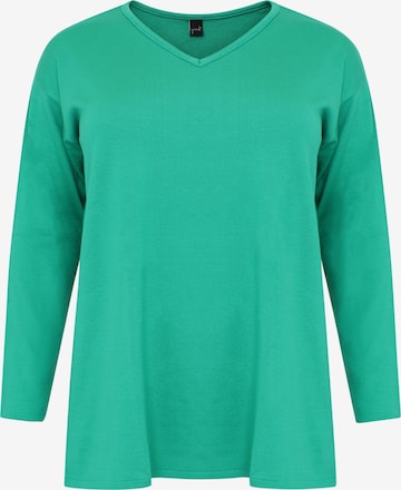 Yoek Sweater in Green: front