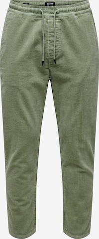 Only & Sons Spodnie 'ONSLINUS' w kolorze zielony: przód