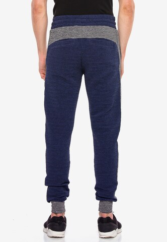 CIPO & BAXX Tapered Pants in Blue