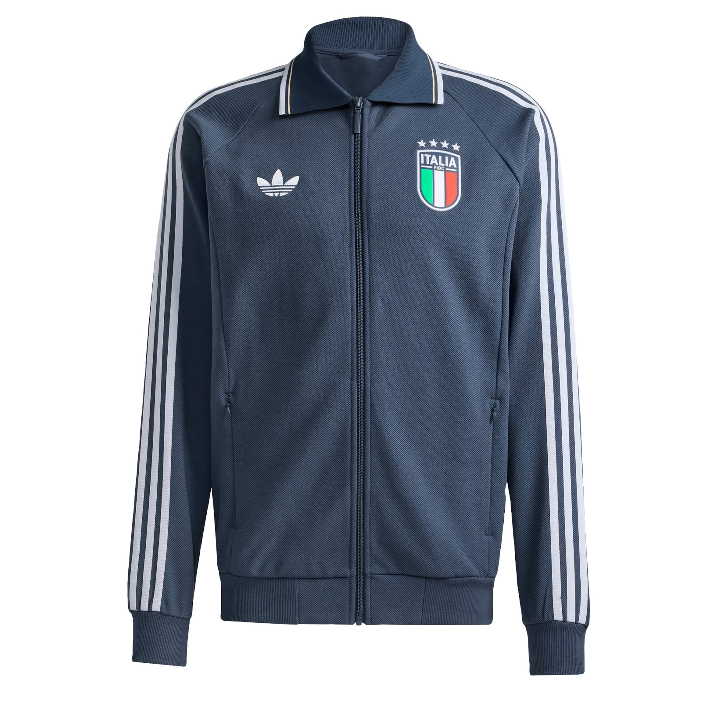 ADIDAS PERFORMANCE Trainingsjack 'Italy Away Anthem' in Blauw: voorkant
