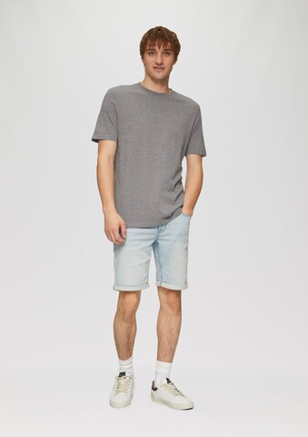QS T-Shirt in Grau