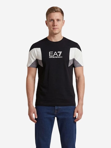 Maglietta '7M001603 AF12503' di EA7 Emporio Armani in nero: frontale