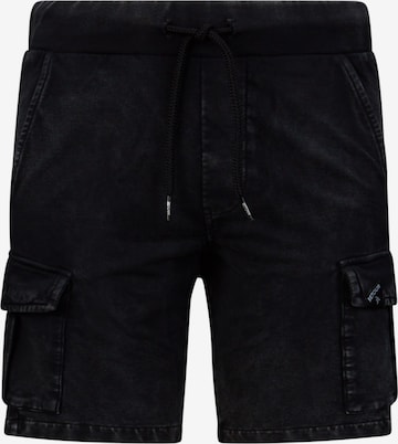 Retour Jeans Regular Pants 'Bruce' in Black: front