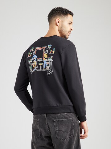 JACK & JONES Collegepaita 'JORMARKET' värissä musta: etupuoli