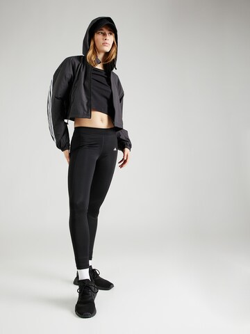 ADIDAS PERFORMANCE Slimfit Sportbroek in Zwart