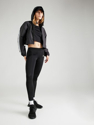 ADIDAS PERFORMANCE Slimfit Sportbroek in Zwart