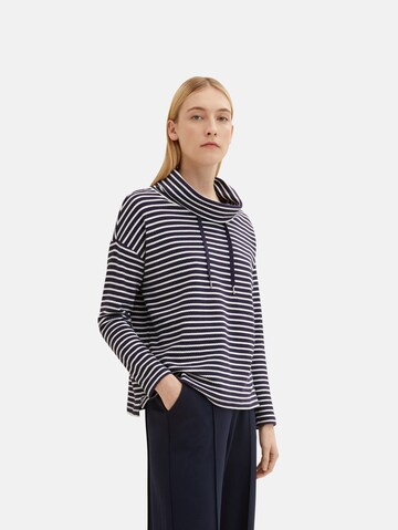 TOM TAILOR Sweatshirt in Blau