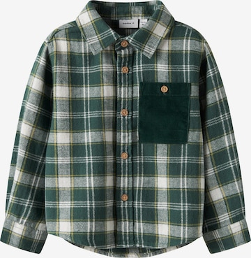 NAME IT - Camisa en verde: frente
