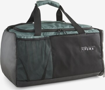 PUMA Sports Bag in Black: front