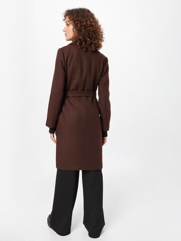 PIECES Between-Seasons Coat 'ALICA' in Brown