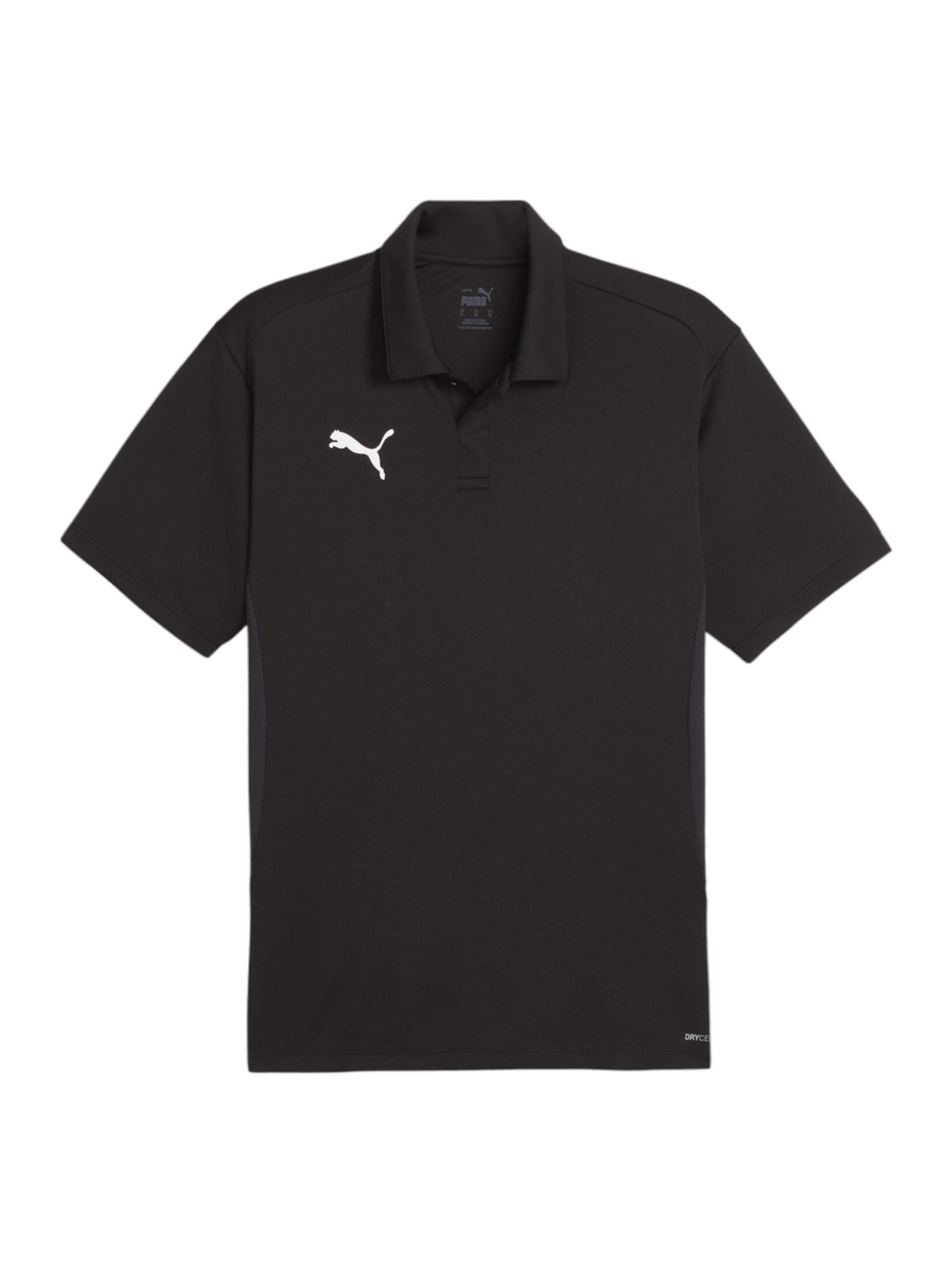 juoda PUMA Sportiniai marškinėliai 'Team Goal': priekis