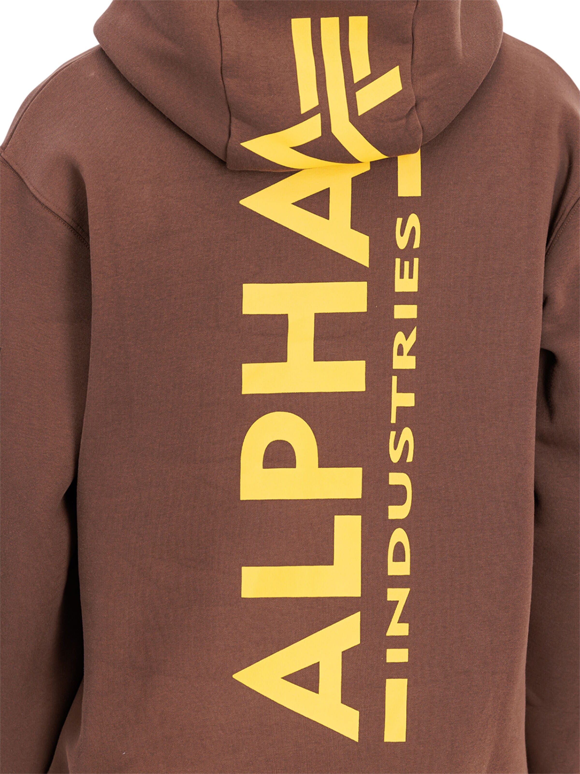 ALPHA INDUSTRIES Mikina - Hnedá