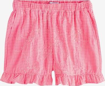 Next Loosefit Housut 'Gingham' värissä vaaleanpunainen: etupuoli
