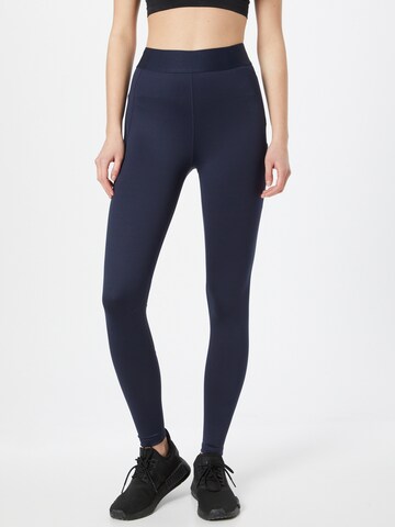 ADIDAS SPORTSWEAR Slim fit Workout Pants 'Techfit' in Blue: front