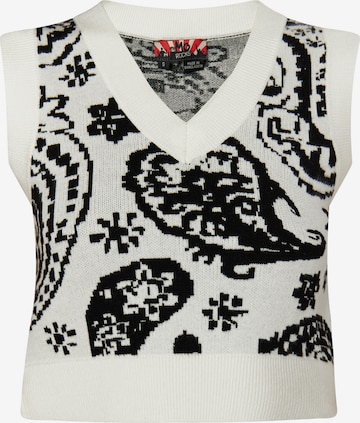 myMo ROCKS - Jersey 'Ucy' en blanco: frente