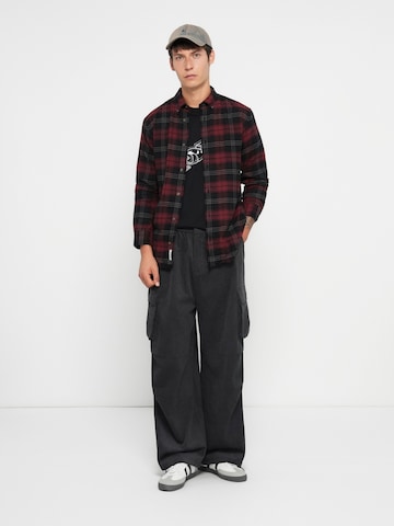 Coupe regular Chemise 'JPRBLUBarkley' Jack & Jones Premium en rouge