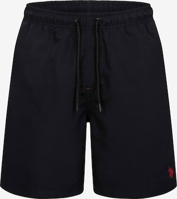 Shorts de bain U.S. POLO ASSN. en noir : devant