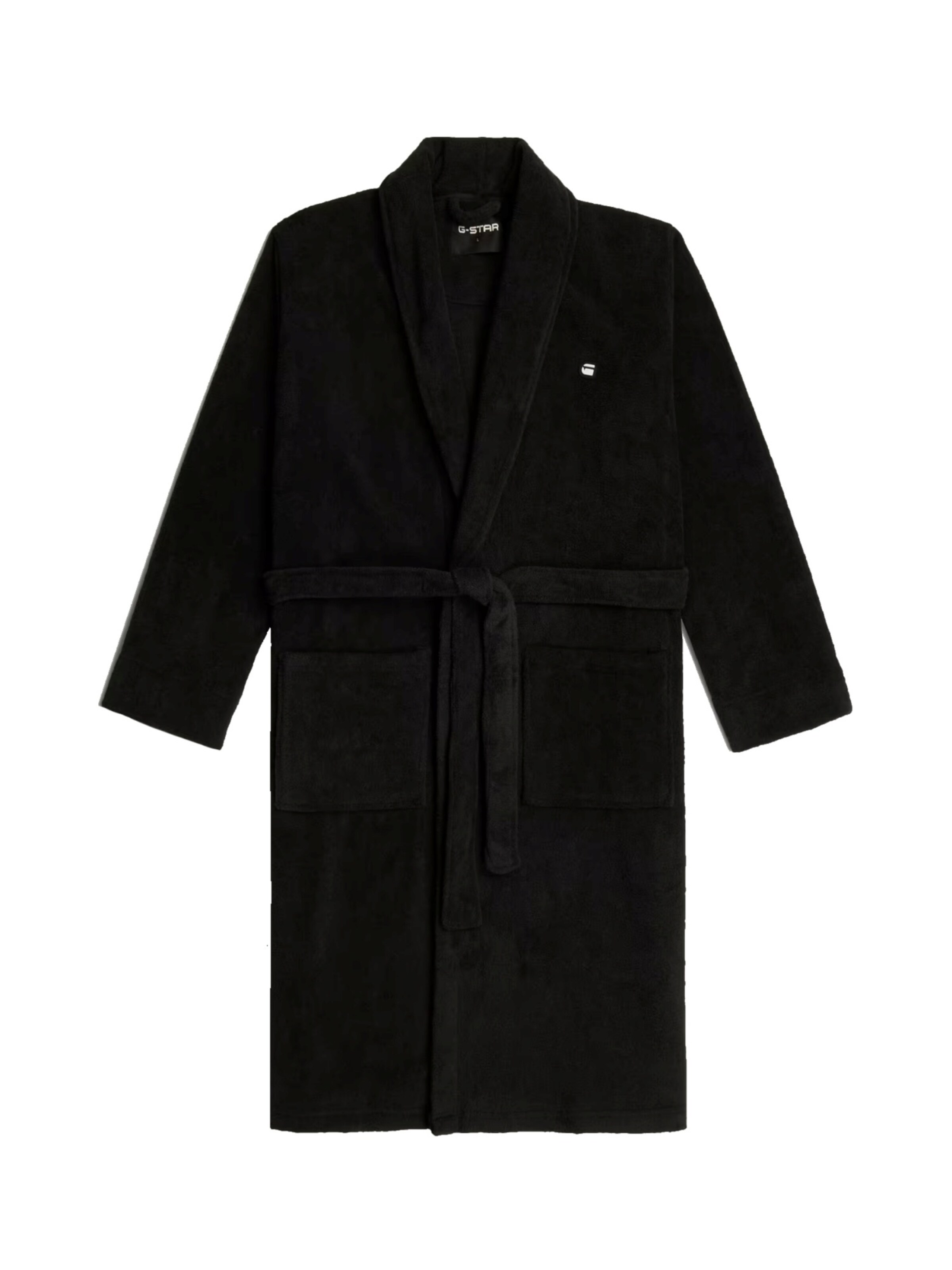 G-STAR Bathrobe long in Black: front