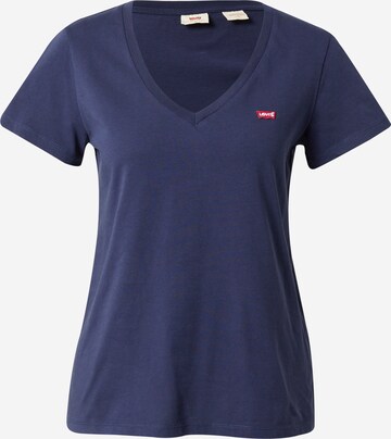 LEVI'S ® Skjorte 'LSE Perfect Vneck' i blå: forside
