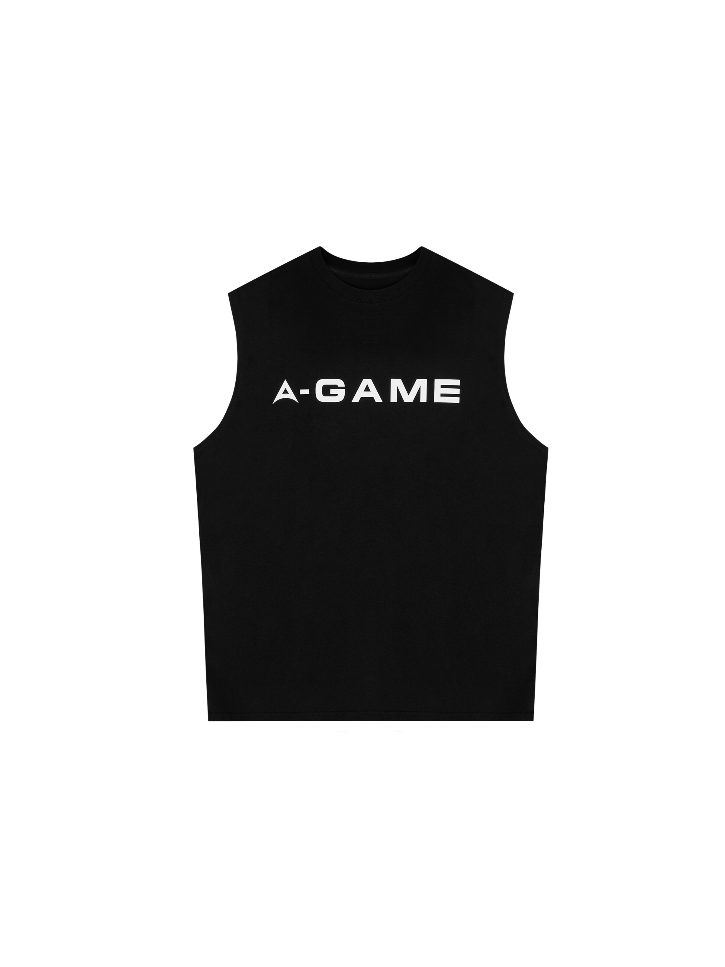 A-Game Функционална тениска в черно: отпред