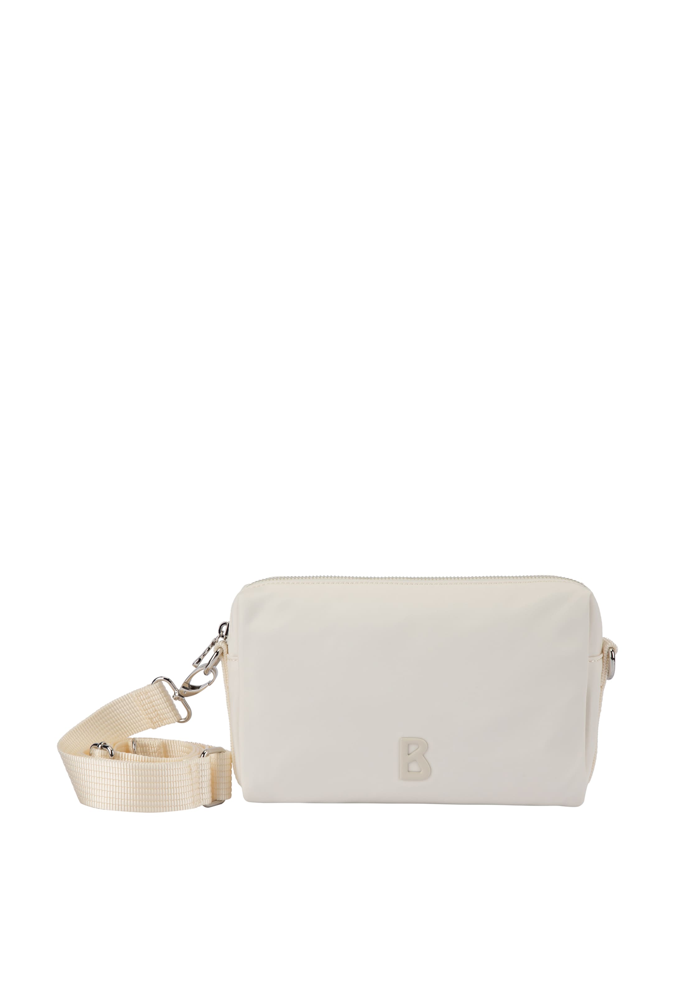 BOGNER Schoudertas 'Verbier Play 1.0 Pukie' in Wit: voorkant