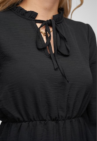 Cloud5ive Blusenkleid in Schwarz