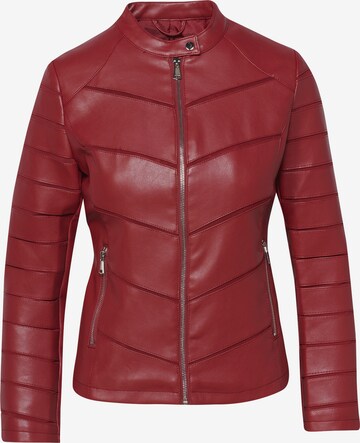 KOROSHI Between-Season Jacket in Red: front