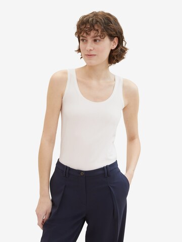 TOM TAILOR Top in Wit: voorkant