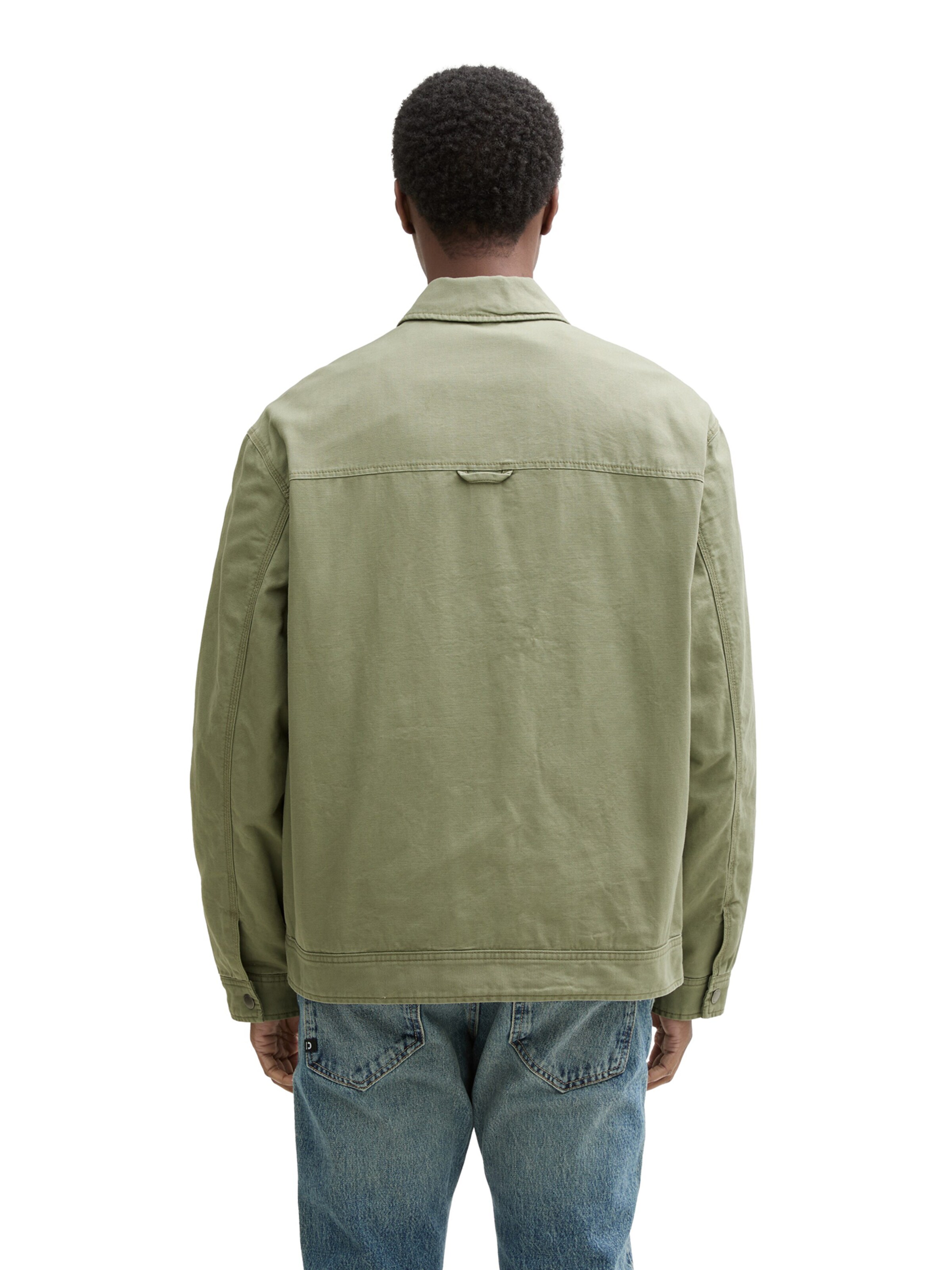 TOM TAILOR DENIM Преходно яке в зелено