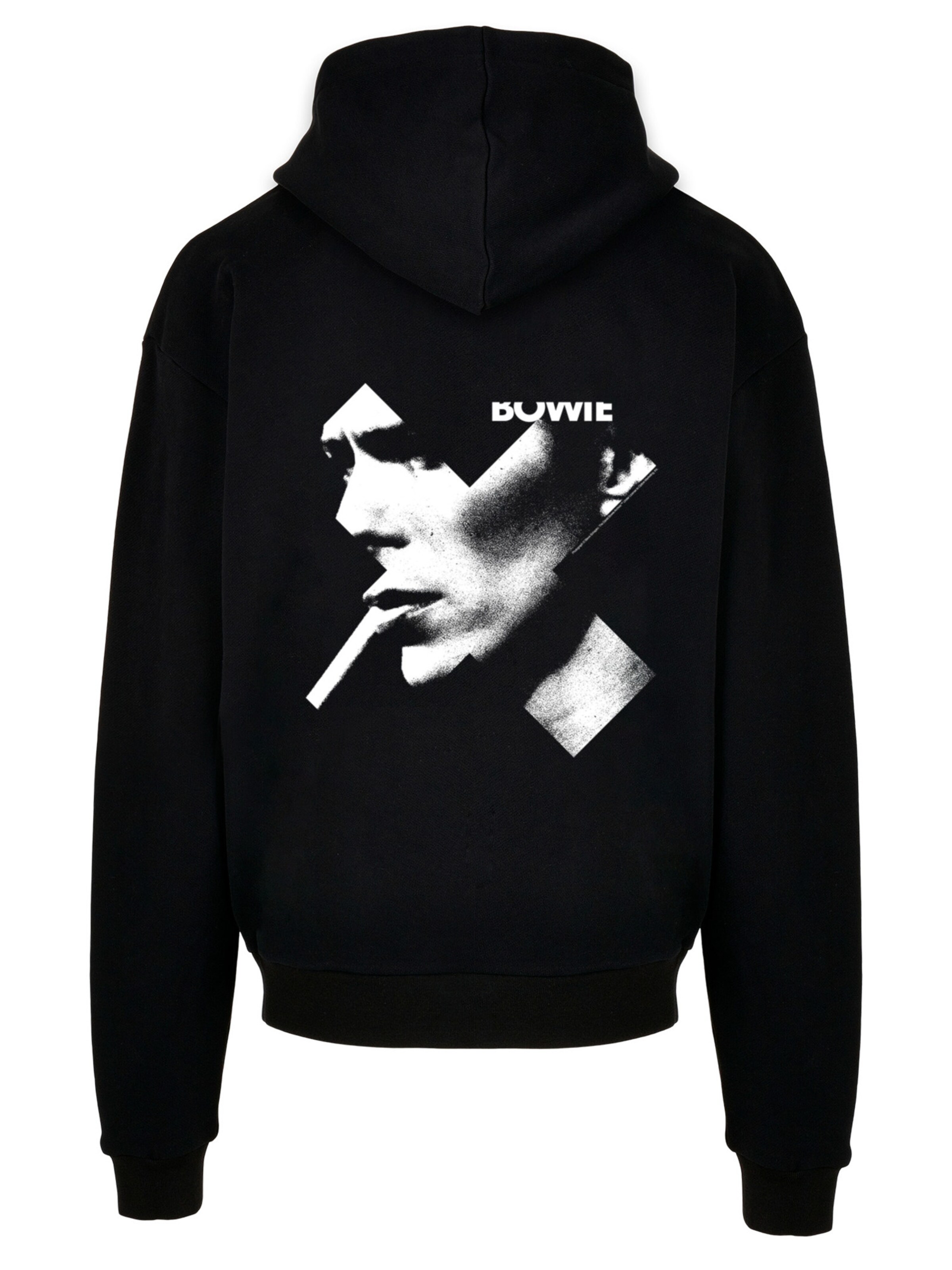 F4NT4STIC Sweatshirt 'David Bowie' in Black: front