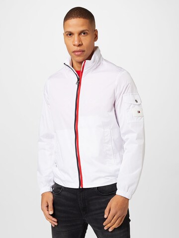 TOMMY HILFIGER - Chaqueta de entretiempo en blanco: frente