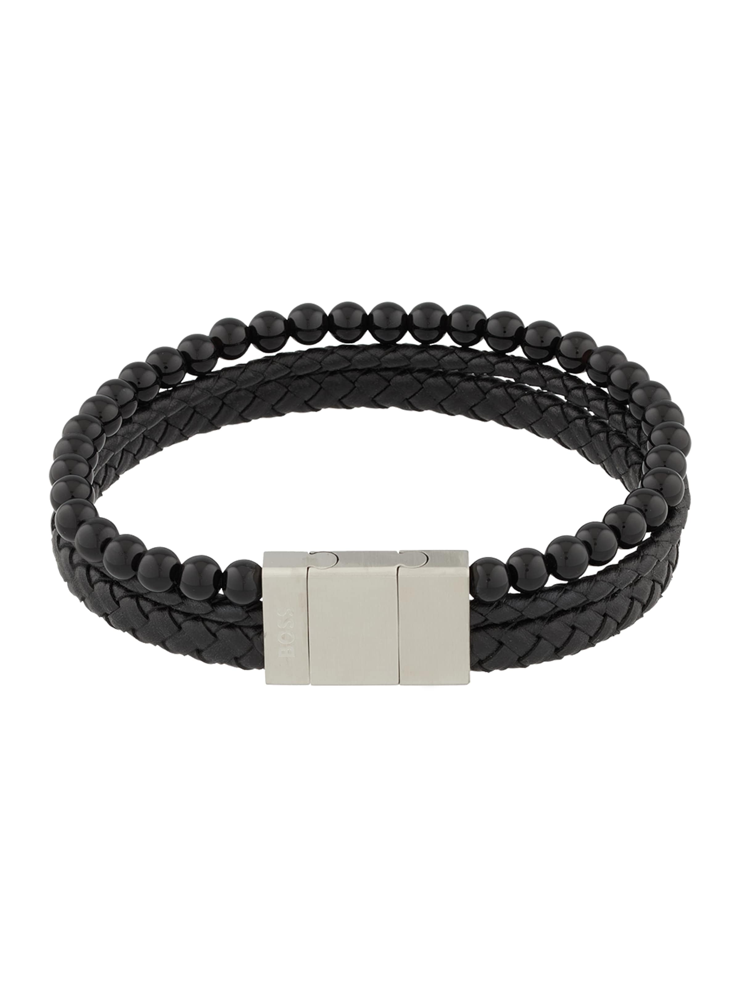 BOSS Náramek 'Sphere' - černá / stříbrná, Produkt